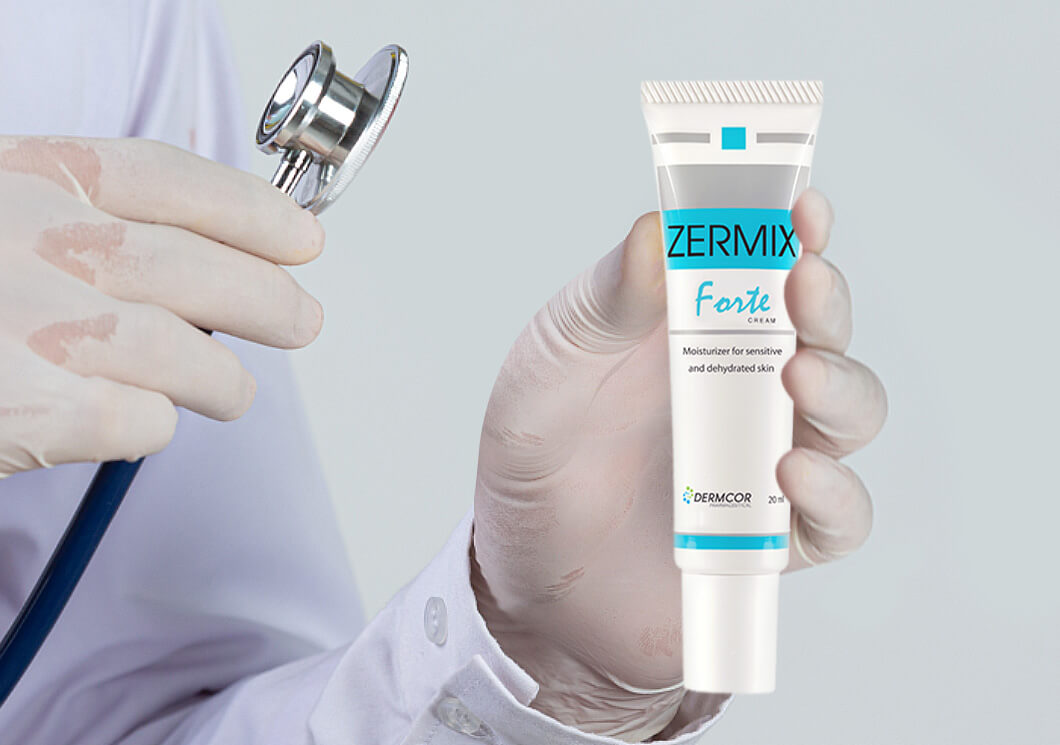 ZERMIX Forte Cream เป็นมอยส์เจอไรเซอร์สำหรับผู้มีผิวแพ้ง่าย